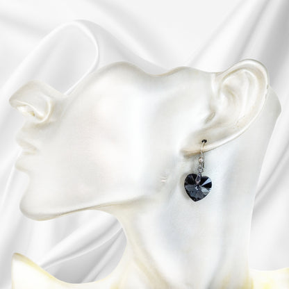 925 Sterling Silver Jewellery Set with Authentic Austrian Crystals from Swarovski