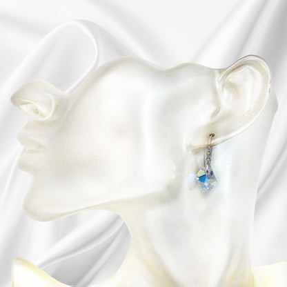 925 Sterling Silver Jewellery Set with Authentic Austrian Crystals from Swarovski