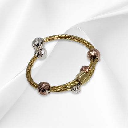 925 Sterling Silver Women's Ring *Silver Diamond Cut Ball Ring