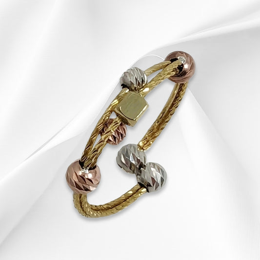 925 Sterling Silver Women's Ring *Silver Diamond Cut Ball Ring