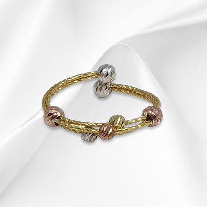 925 Sterling Silver Women's Ring *Silver Diamond Cut Ball Ring