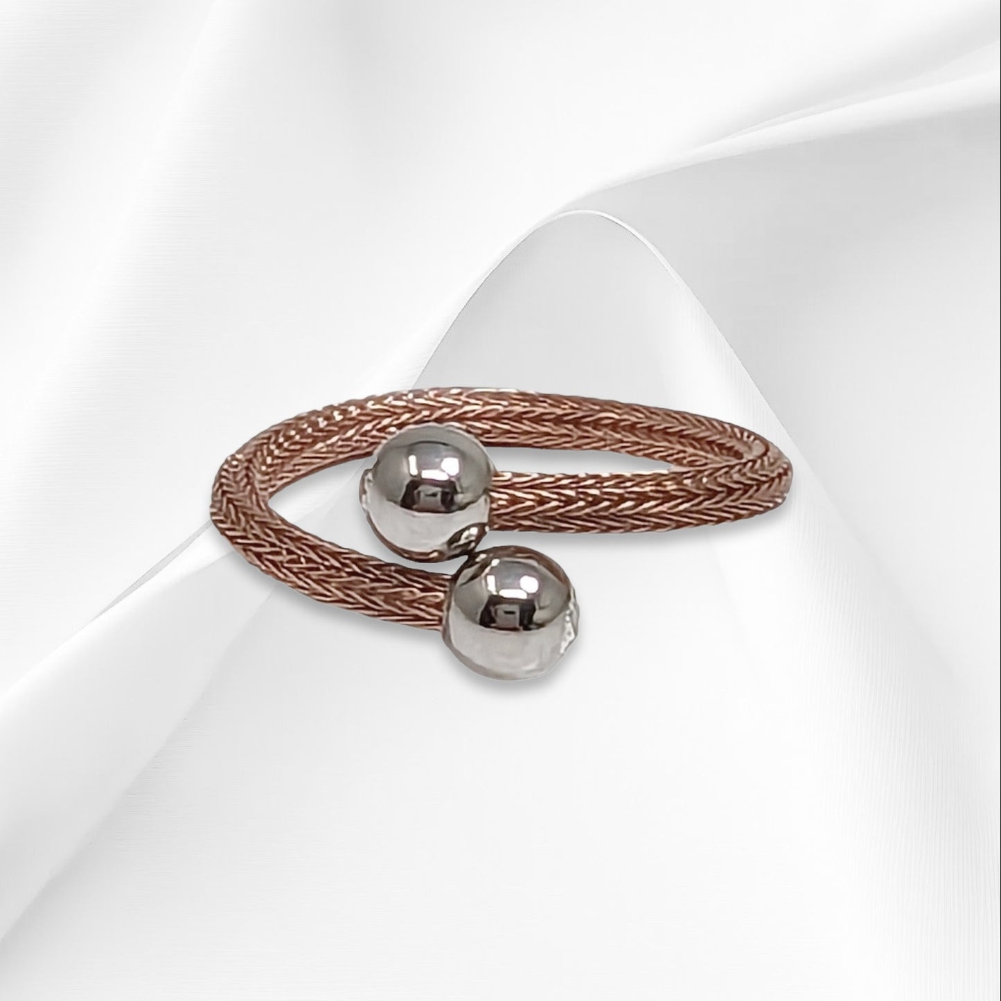 925 Sterling Silver Women's Ring *Silver Diamond Cut Ball Ring