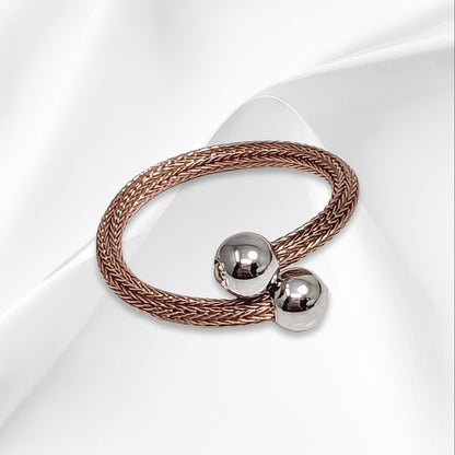 925 Sterling Silver Women's Ring *Silver Diamond Cut Ball Ring