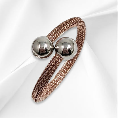 925 Sterling Silver Women's Ring *Silver Diamond Cut Ball Ring