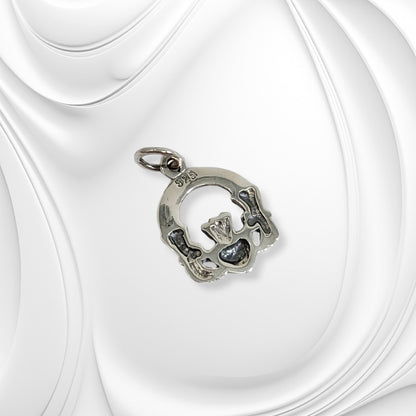 925 Sterling Silver Tiny Irish Claddagh Women's Pendant