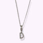 925 Sterling Silver Women's Necklace With Cubic Zirconia Crystals
