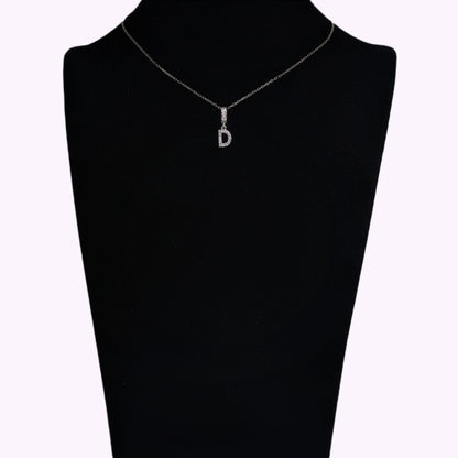 925 Sterling Silver Women's Necklace With Cubic Zirconia Crystals