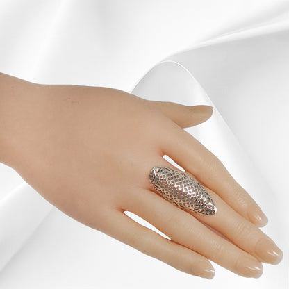 925 Sterling Silver Women's Ring *Silver Filigree Ring