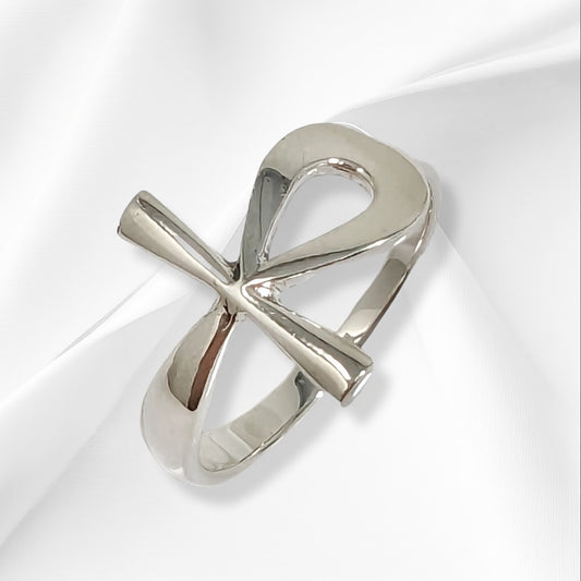 925 Sterling Silver Women Ring *Silver Cross Ring