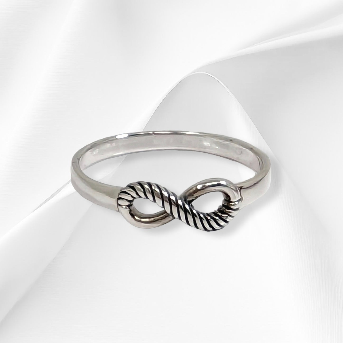 925 Sterling Silver Women Ring *Sterling Silver Infinity Ring