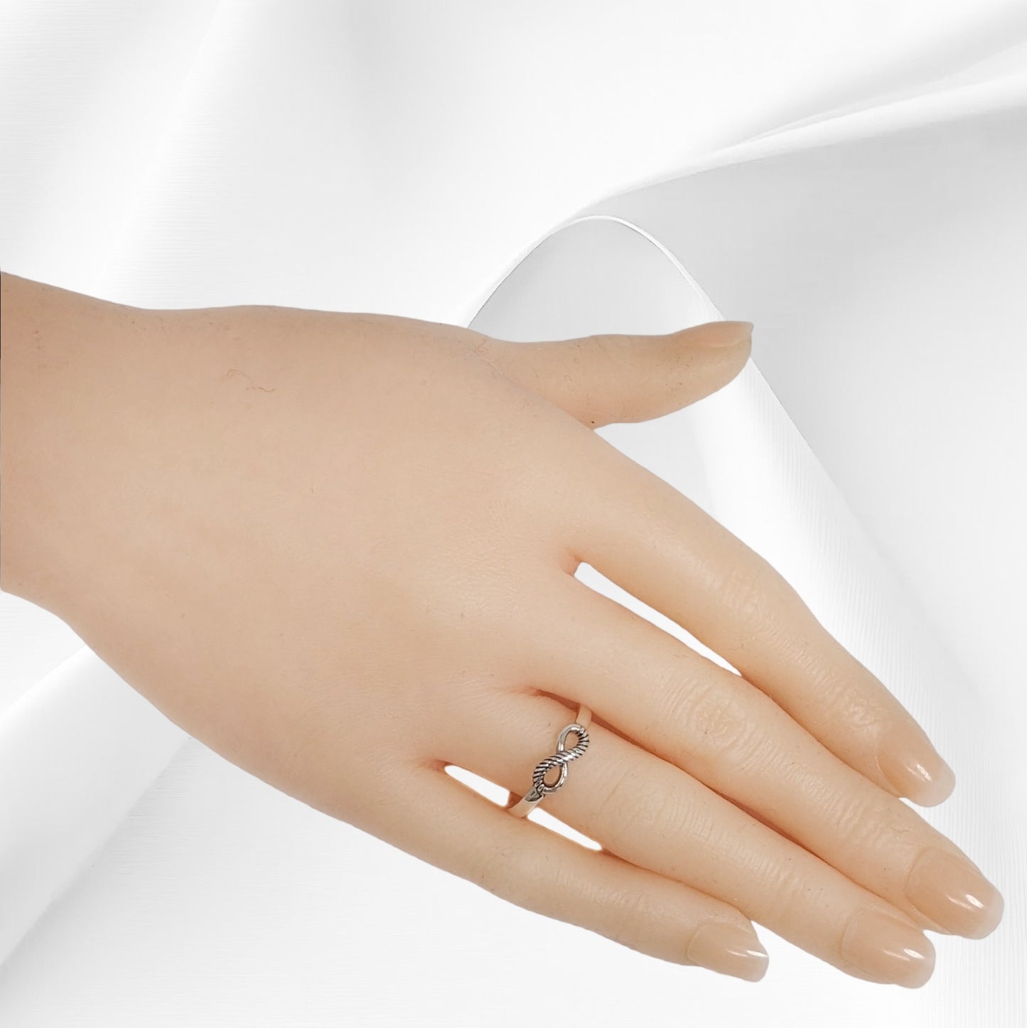 925 Sterling Silver Women Ring *Sterling Silver Infinity Ring