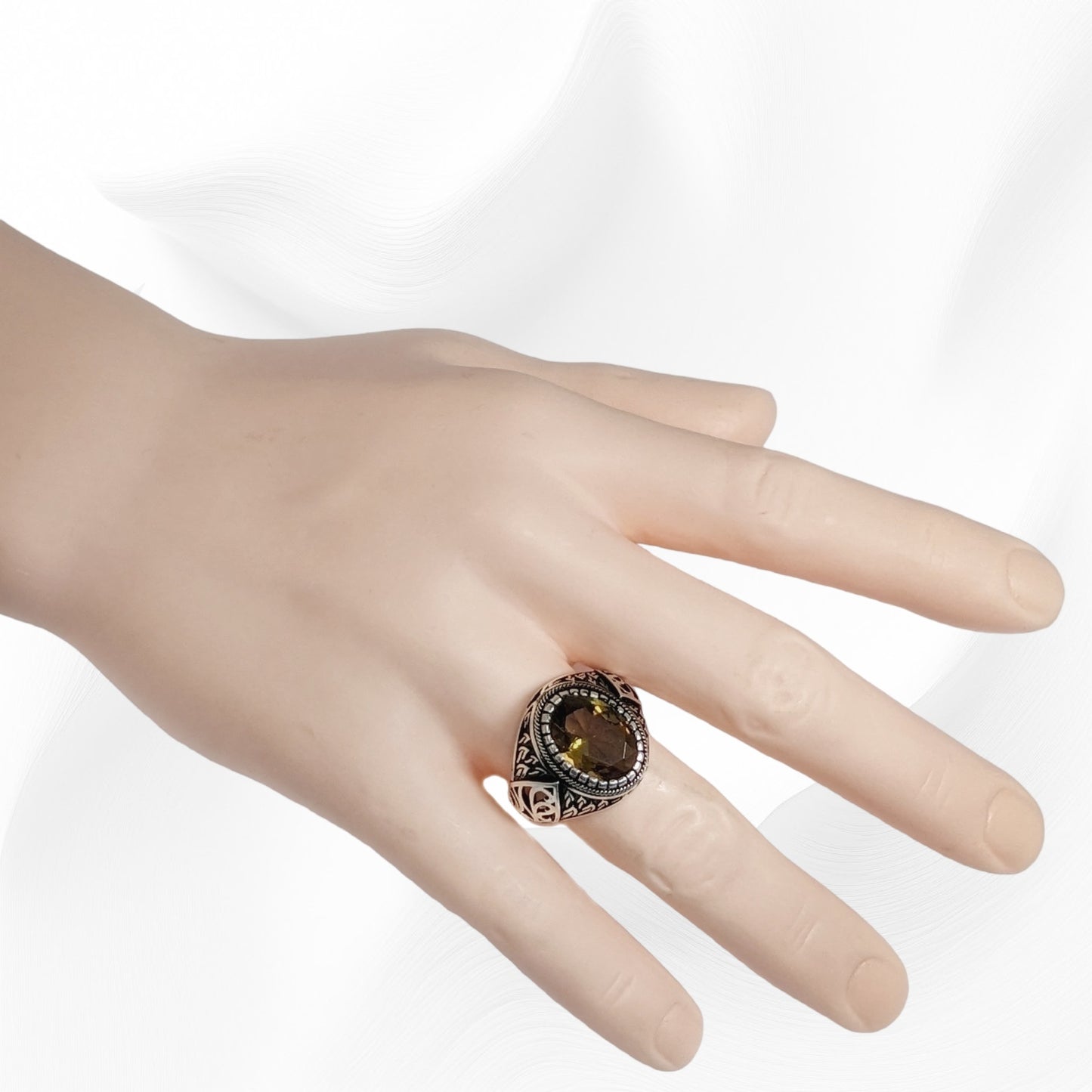 925 Sterling Silver Men's Ring With Authentic Zultanite Gemstone