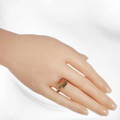 925 Sterling Silver Women's Ring with Cubic Zirconia Crystal