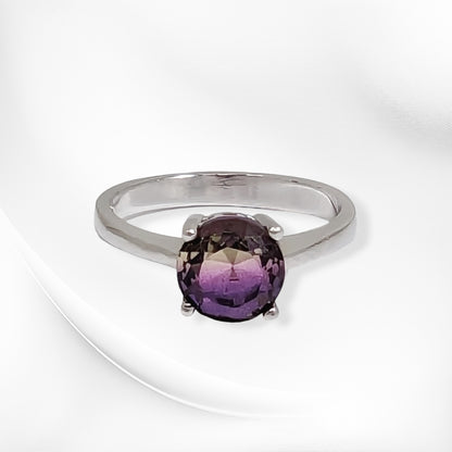 925 Sterling Silver Women's Ring with Cubic Zirconia Crystal