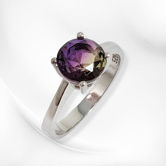 925 Sterling Silver Women's Ring with Cubic Zirconia Crystal