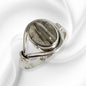925 Sterling Silver Women's Ring With Authentic Labradorite Gemstone
