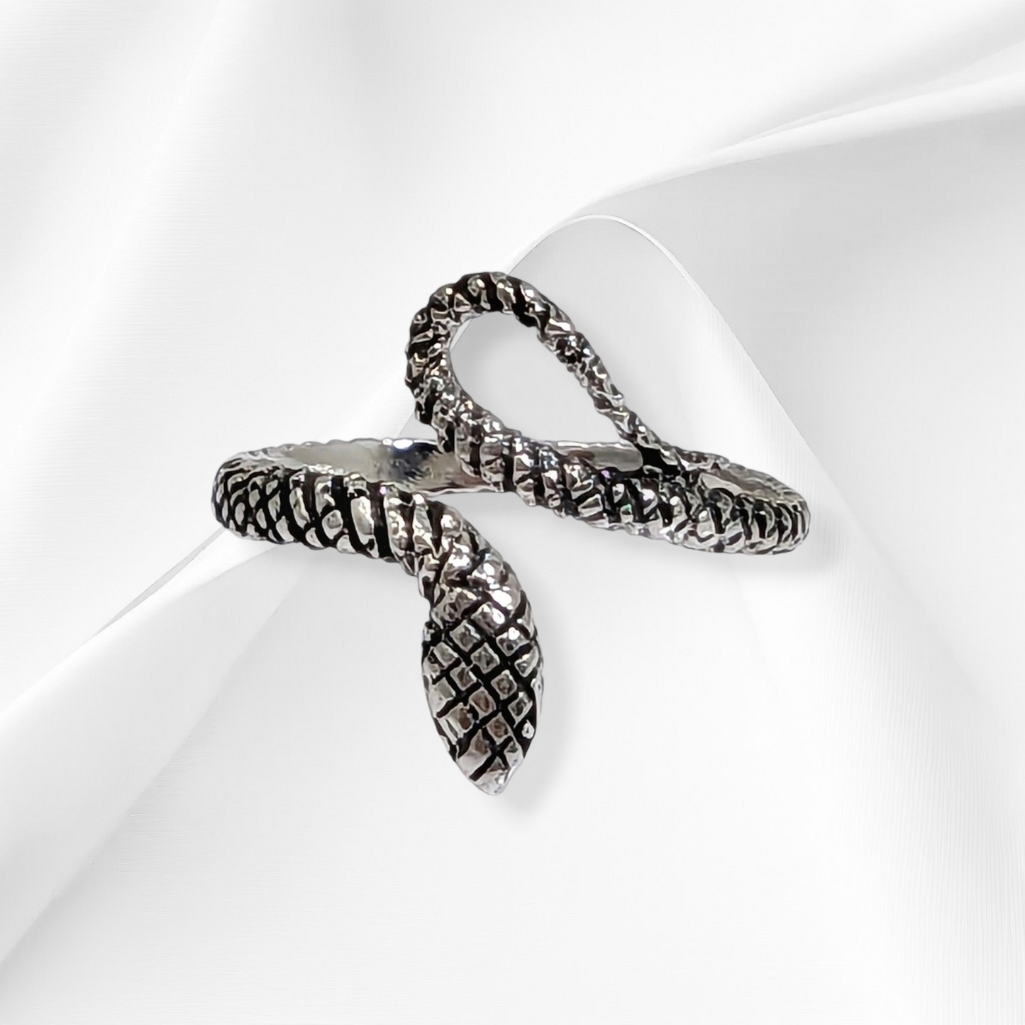925 Sterling Silver Women Ring *Silver Snake Ring