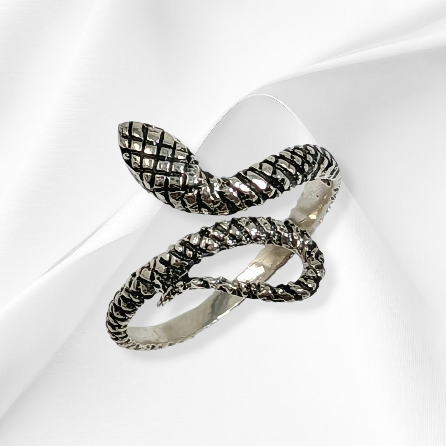 925 Sterling Silver Women Ring *Silver Snake Ring