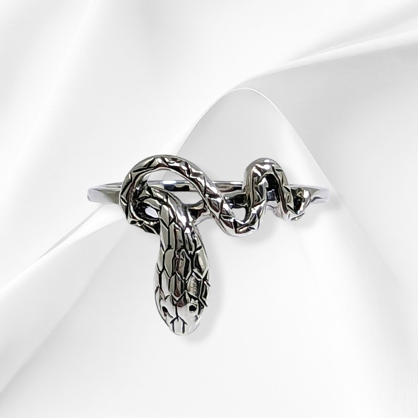 925 Sterling Silver Women Ring *Silver Snake Ring