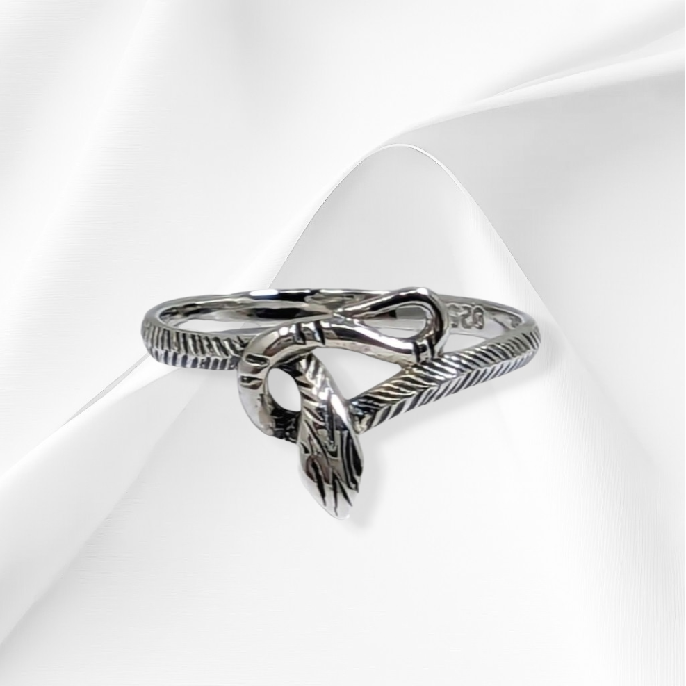 925 Sterling Silver Women Ring *Silver Snake Ring