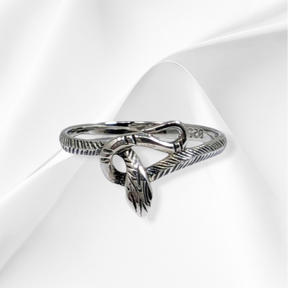 925 Sterling Silver Women Ring *Silver Snake Ring