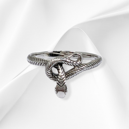925 Sterling Silver Women Ring *Silver Snake Ring