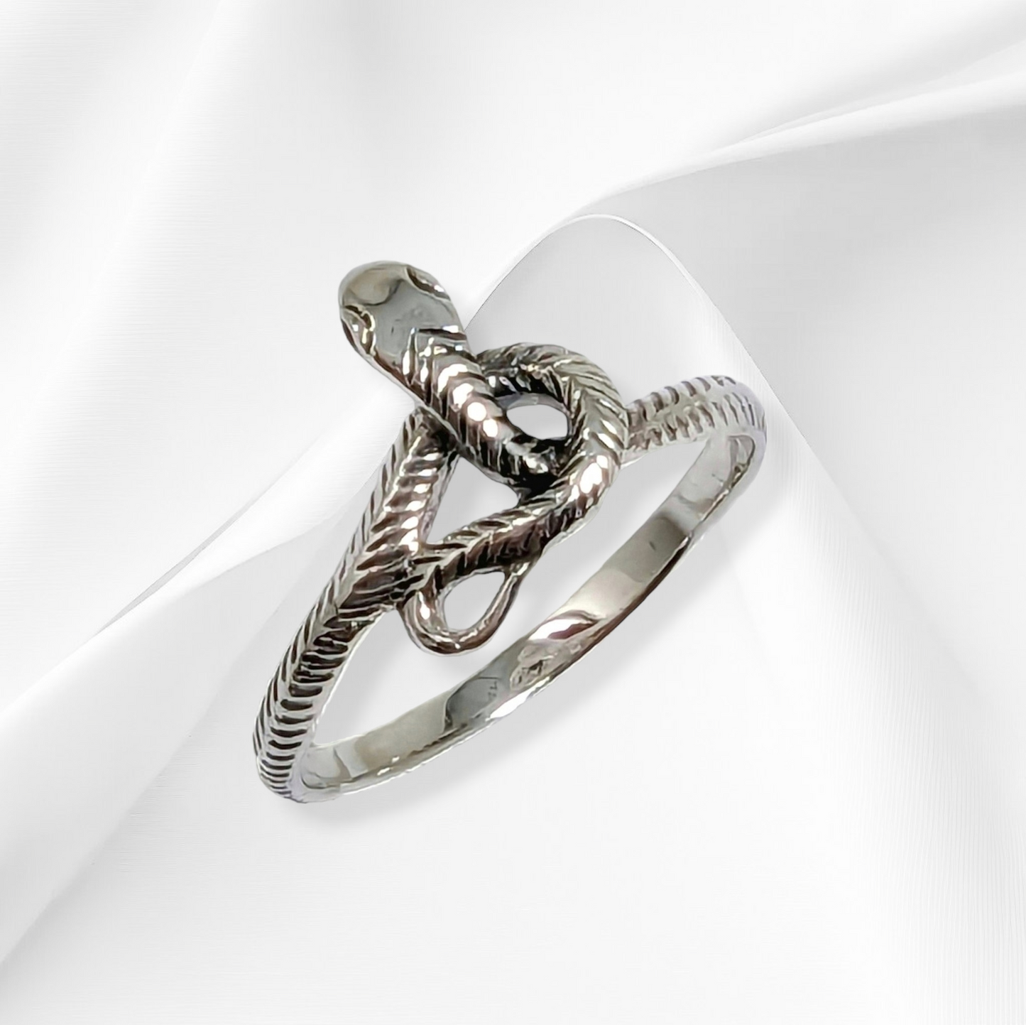 925 Sterling Silver Women Ring *Silver Snake Ring