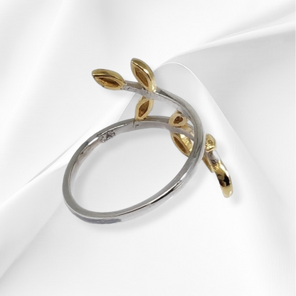 925 Sterling Silver Women Ring, 14K Rose Gold plated