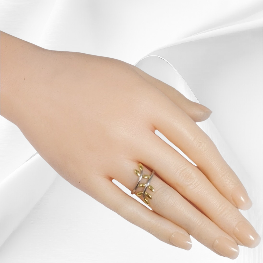 925 Sterling Silver Women Ring, 14K Rose Gold plated