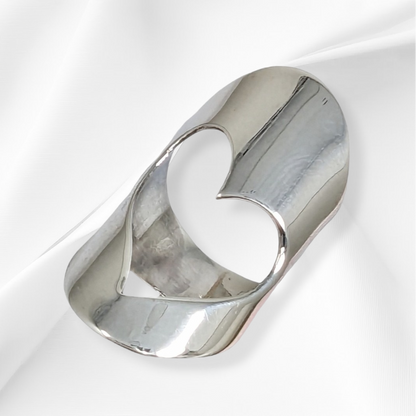 925 Sterling Silver Women's Ring *Silver Heart Wrap Ring