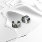 925 Sterling Silver Ear Cuffs Earrings *Wave Ear Cuffs Earrings