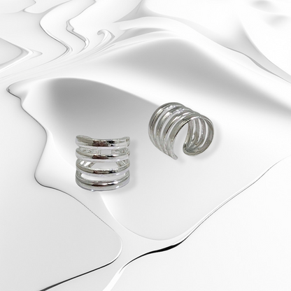 925 Sterling Silver Ear Cuffs Earrings