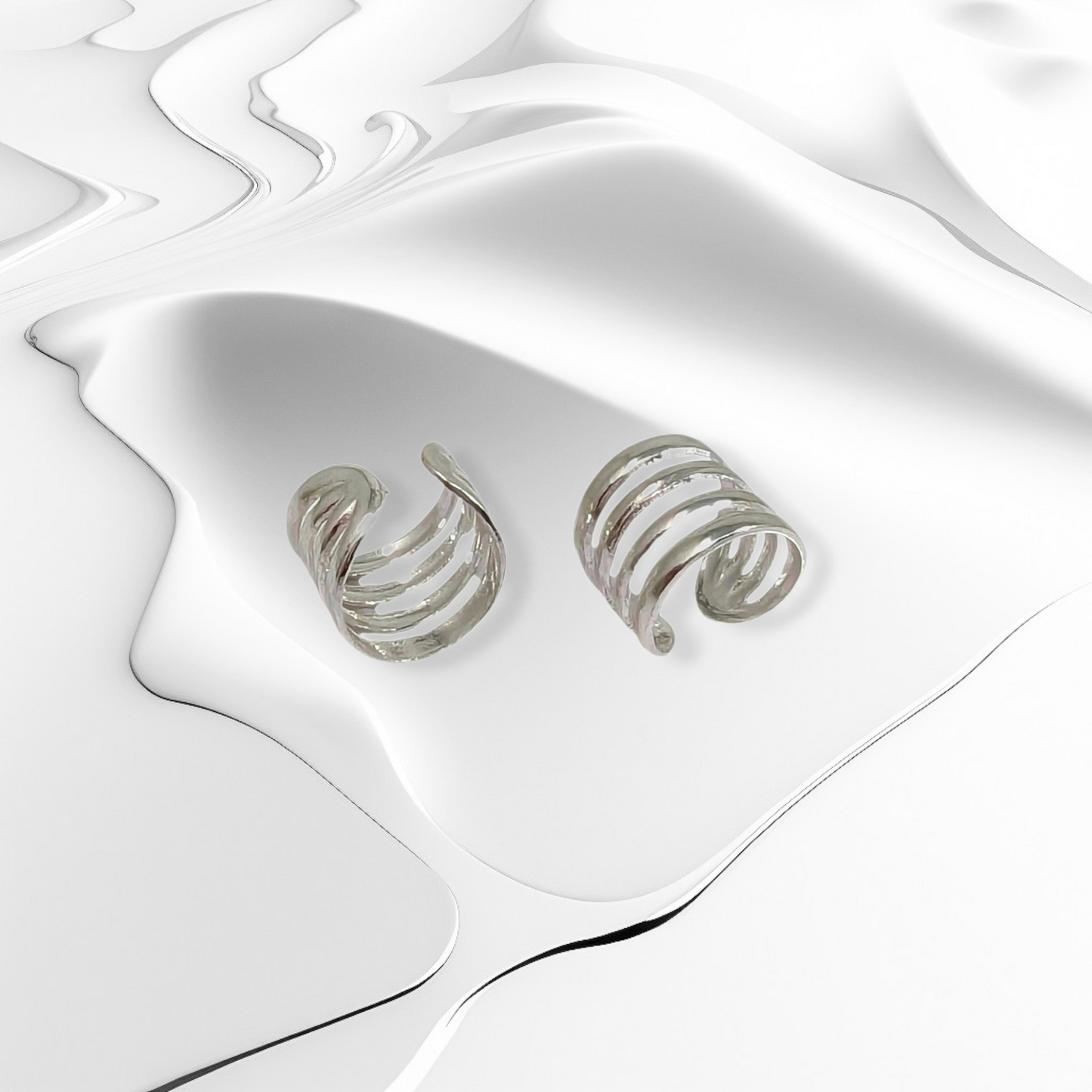925 Sterling Silver Ear Cuffs Earrings