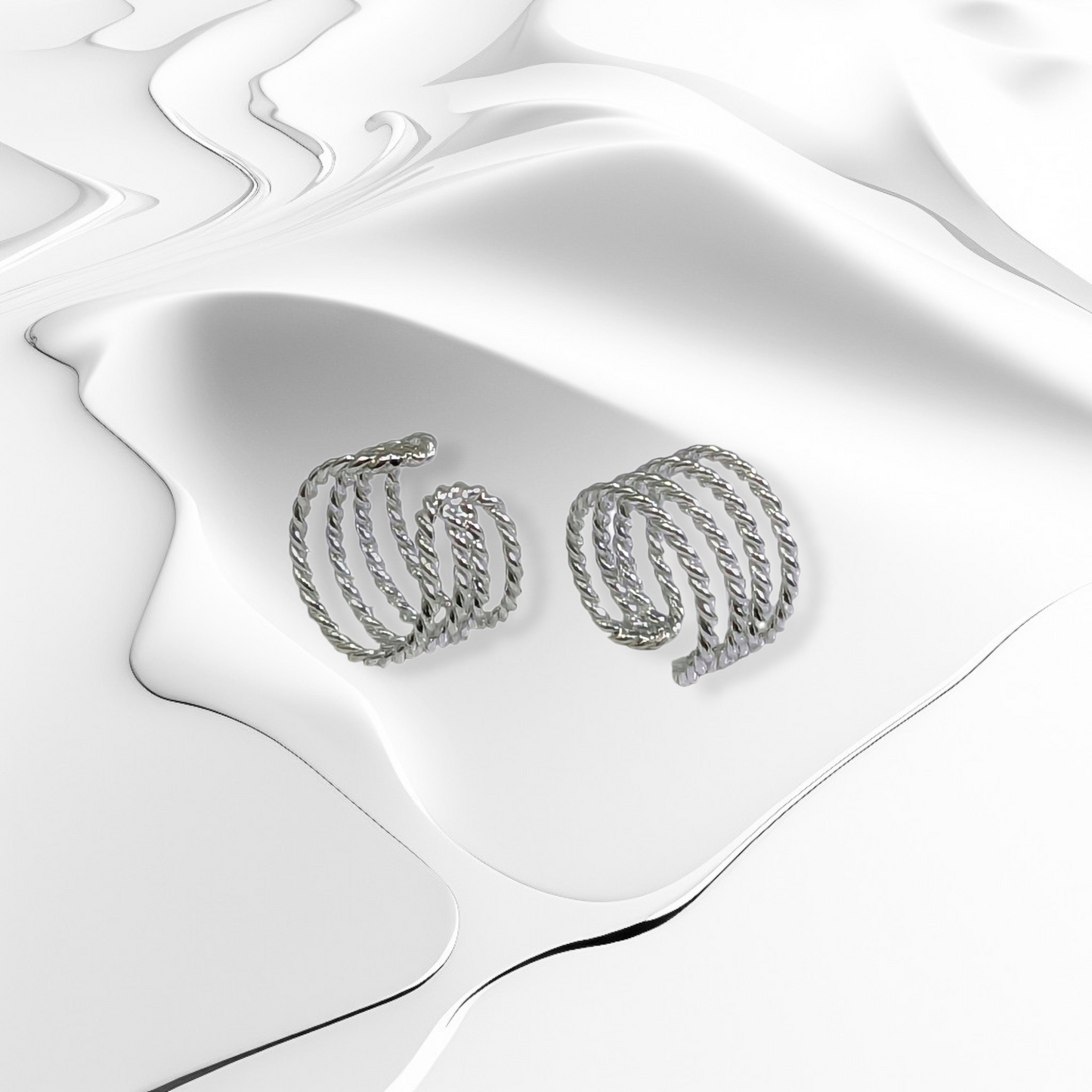 925 Sterling Silver Ear Cuffs Earrings