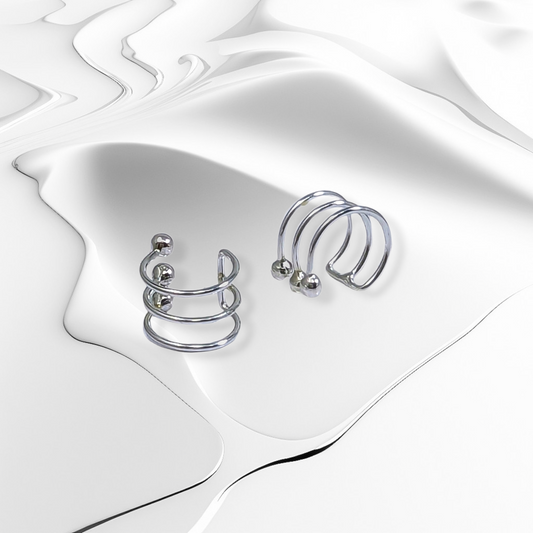 925 Sterling Silver Ear Cuffs Earrings