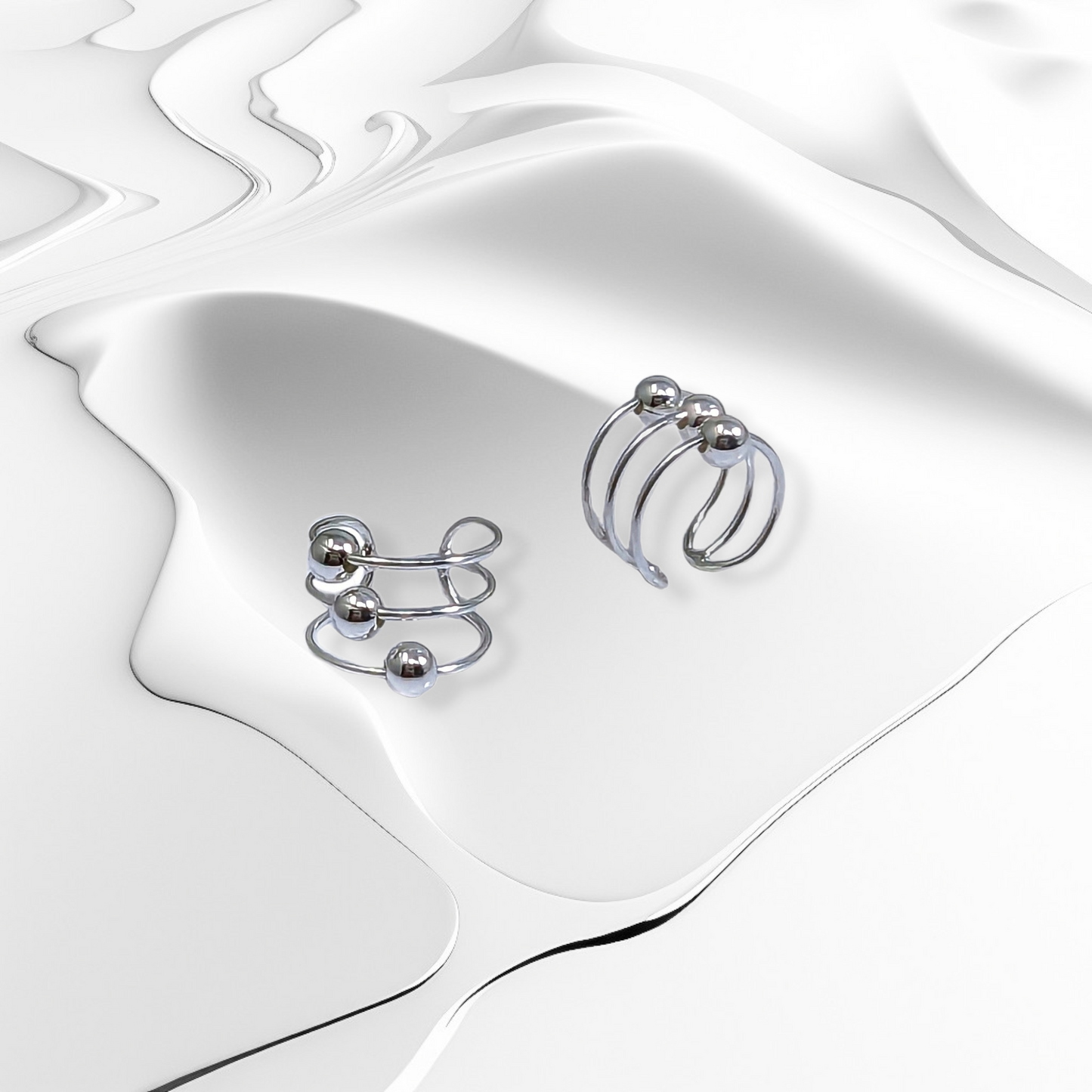 925 Sterling Silver Ear Cuffs Earrings