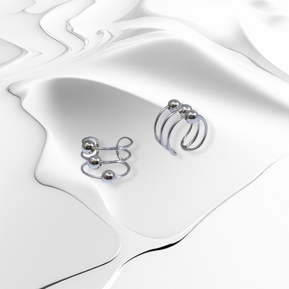 925 Sterling Silver Ear Cuffs Earrings