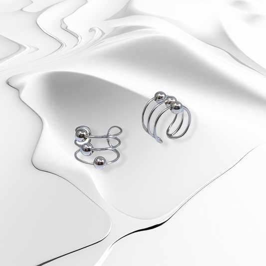 925 Sterling Silver Ear Cuffs Earrings