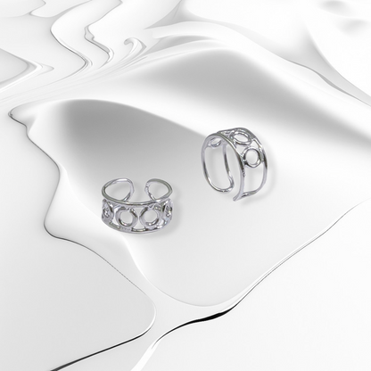 925 Sterling Silver Ear Cuffs Earrings