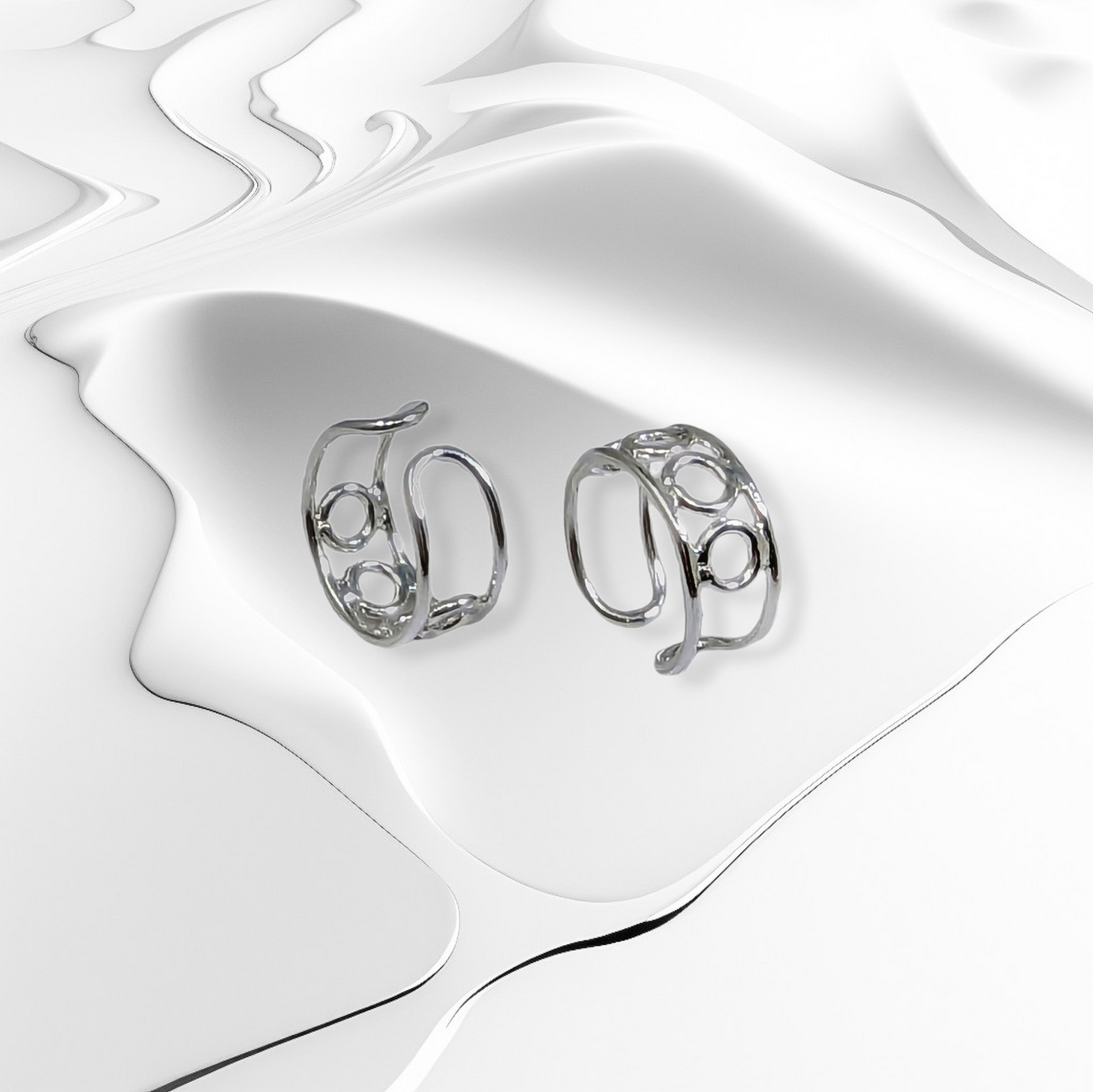 925 Sterling Silver Ear Cuffs Earrings