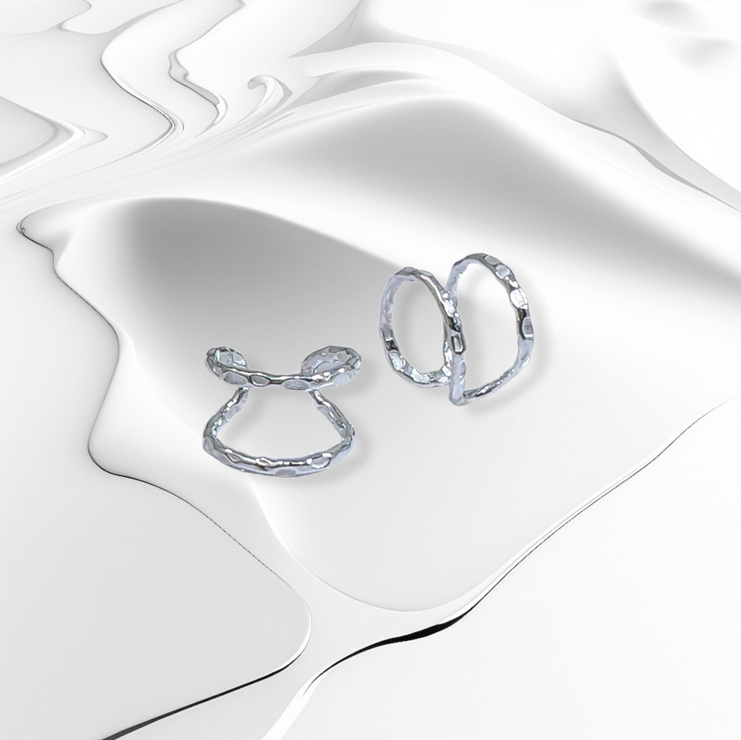 925 Sterling Silver Ear Cuffs Earrings