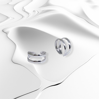 925 Sterling Silver Ear Cuffs Earrings