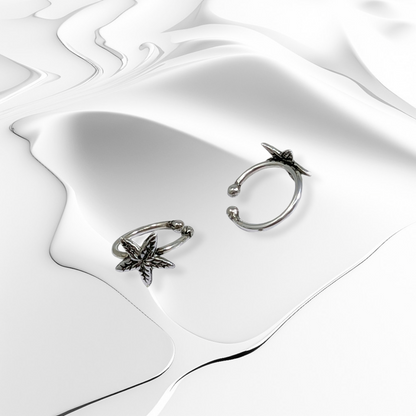 925 Sterling Silver Ear Cuffs Earrings