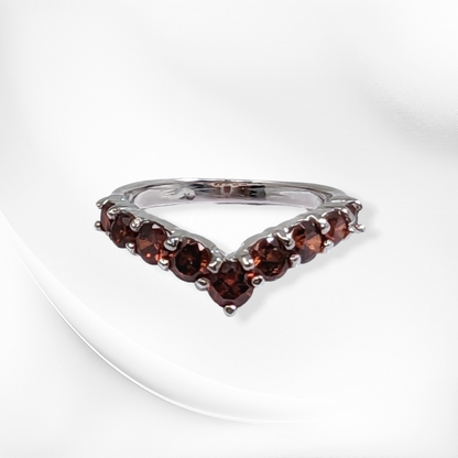 925 Sterling Silver Women's Ring with Cubic Zirconia Crystals