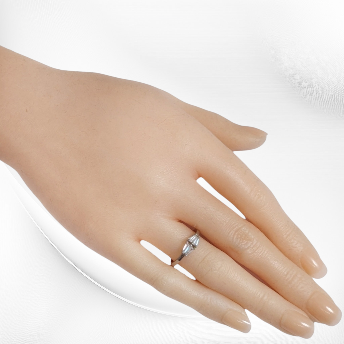 925 Sterling Silver Women's Ring with Cubic Zirconia Crystals