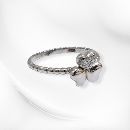 925 Sterling Silver Women's Ring with Cubic Zirconia Crystals