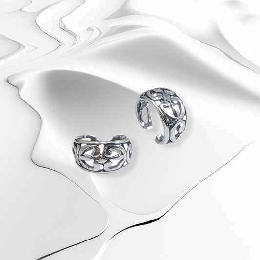 925 Sterling Silver Ear Cuffs Earrings