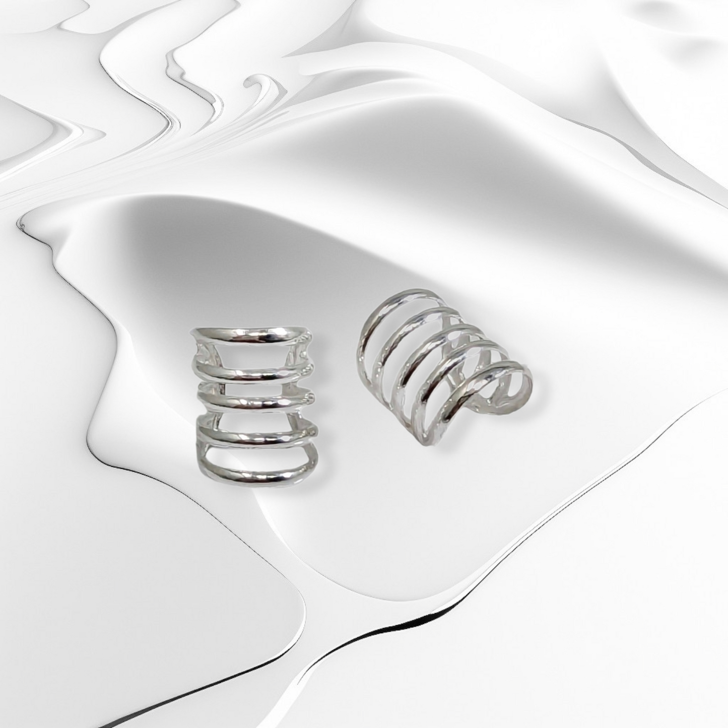 925 Sterling Silver Ear Cuffs Earrings