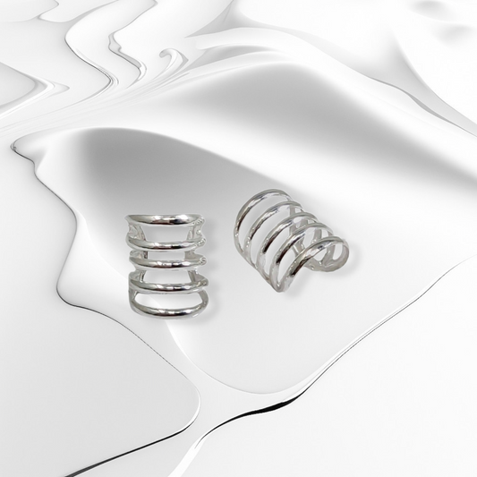 925 Sterling Silver Ear Cuffs Earrings