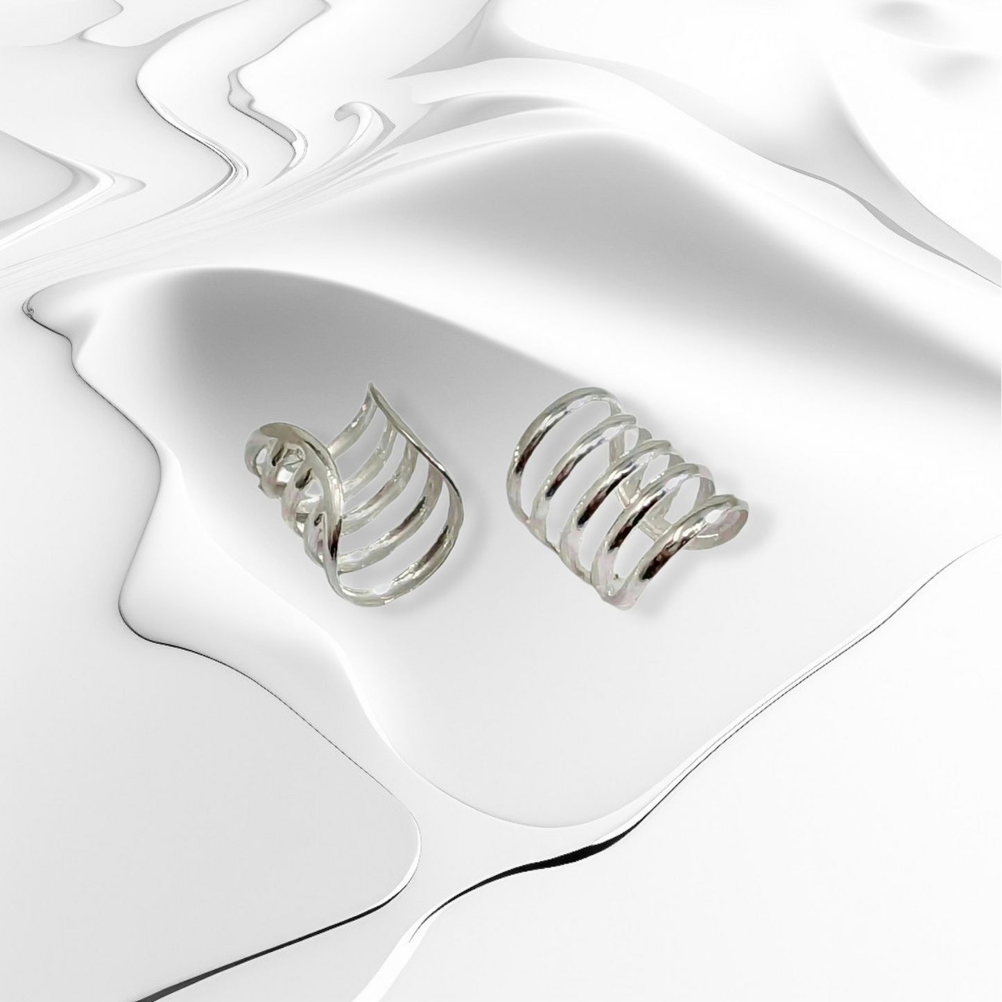 925 Sterling Silver Ear Cuffs Earrings